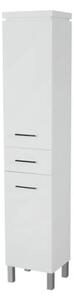 Cersanit Olivia, dulap inalt cu cos de rufe 35x180x30 cm, alb lucios, S543-007-DSM