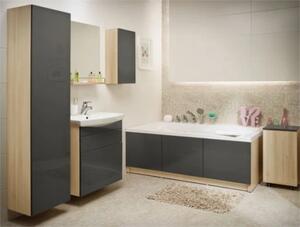 Cersanit Smart, cada acril stânga 170x80cm + picioare, alb, S301-117