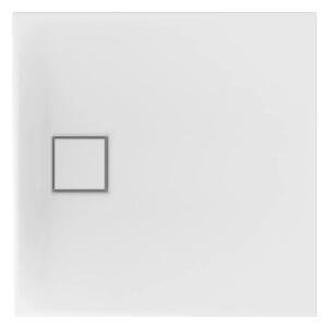 Cadă de duș Cersanit TAKO SLIM 80x80x4 cm + sifon, alb, S601-121