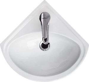 Cersanit Sigma, lavoar suspendat coltar 35x35 cm, alb, K11-0013