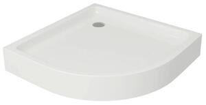Cadă de duș Cersanit TAKO 80x80x16 cm, sfert de cerc, alb, S204-003