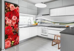 Autocolant pe frigider Buchet de flori