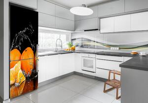 Foto Autocolant pentru piele al frigiderului portocale