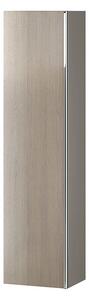 Cersanit Virgo, dulap inalt 40x30x160 cm, stejar gri cu manere cromate, S522-034
