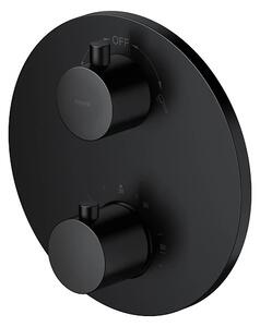 Cersanit Zen, baterie cadă-duș ascunsă cu 2 ieșiri, negru mat, S951-567