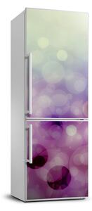 Foto Autocolant pentru piele al frigiderului cercuri violet