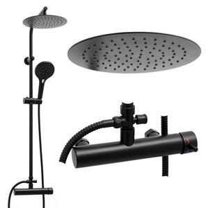 Erga Bergen, set de dus cu cap de ploaie 25 cm, negru mat, ERG-YKA-BP.BERGEN 25 BLK