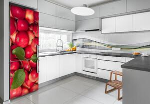 Autocolant pe frigider mere roșii