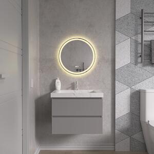 Erga Carla, oglinda LED rotunda 50cm, 1150 lm, 3 culori de lumina, ERG-V01-208-5050