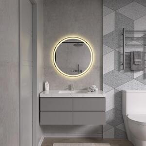 Erga Carla, oglinda LED rotunda 70cm, 1610 lm, 3 culori de lumina, ERG-V01-208-7070