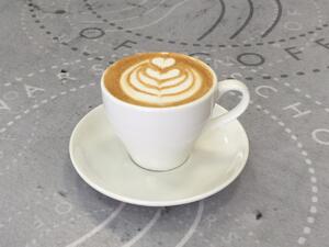 Ceasca caffe latte 300ml, alb, Amico