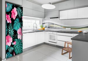 Autocolant frigider acasă flori Hawaii