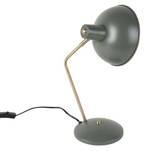 Lampă de masă retro verde cu bronz - Milou