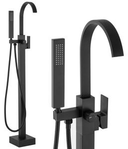 Erga Enzo, baterie pentru cadă de sine stătătoare h-1090, negru mat, ERG-YKA-BS.ENZO-BLK