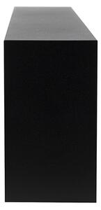 Lampa de perete de design dreptunghiulara neagra 35 cm - Houx