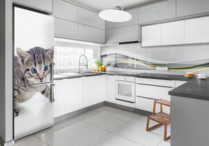 Autocolant pe frigider Pisica mica