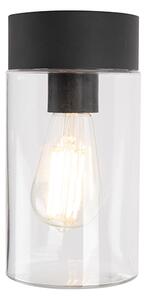 Plafoniera moderna neagra 22.6 cm IP44 - Jarra
