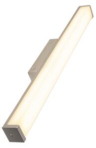 Lampa de perete moderna pentru baie din otel 62 cm IP44 - Cascada