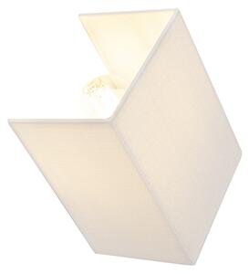 Lampa de perete modernă din iută albă - Vete