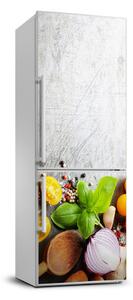 Foto Autocolant pentru piele al frigiderului legume