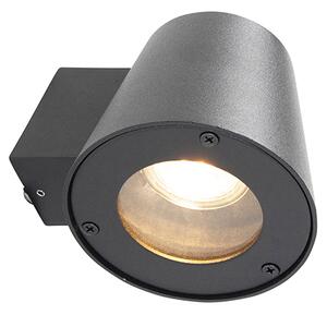 Lampa de perete exterioara moderna neagra IP44 - Skittle