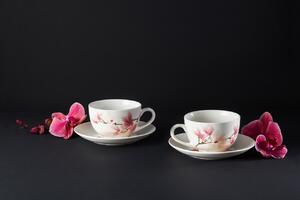 Set servire ceai sau cafea, 12 piese, 6 persoane, Magnolia