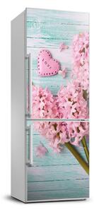 Autocolant pe frigider flori de liliac