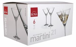 Set 6 pahare martini 210ml, RONA Universal