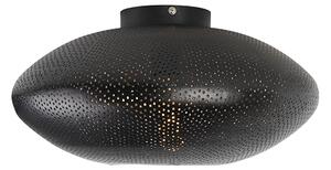 Plafoniera orientala neagra si aurie 40 cm - Radiance