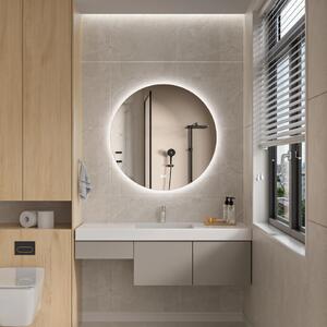 Erga Sofia, oglinda LED rotunda 80cm, 1840 lm, 3 culori luminoase, ERG-V01-207-8080