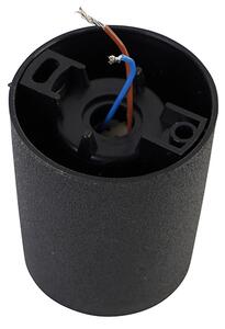 Spot modern de plafon negru, cu LED inclus, IP55 - Livia