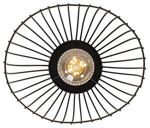Plafoniera de design neagră 20 cm - Pua