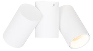 Spotlight de design alb cu 2 lumini reglabile - Michael