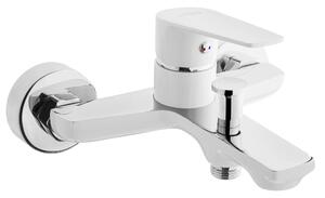 Invena Dokos, baterie pentru cada, alb-crom, INV-BW-19-002-V