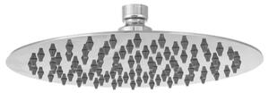 Invena Eco, cap de duș cu efect de ploaie din oțel inoxidabil cu diametrul de 25 cm, cromat, INV-SC-D1-041-Q