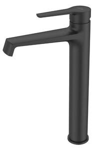 Invena Fira, baterie pentru lavoar inalt, negru mat, INV-BU-71-W04-V