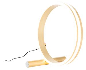 Lampă de masă de design din alamă cu LED inclus, cu dimmer în 3 trepte - Navara