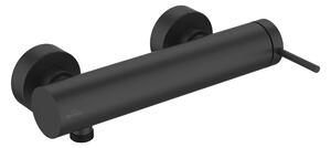 Invena Kalitea, baterie de duș de perete 150mm, negru mat, INV-BN-72-004-V