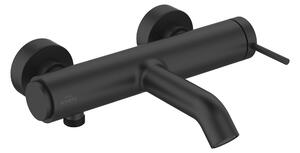 Invena Kalitea, baterie pentru cada de perete 150mm, negru mat, INV-BW-72-004-V