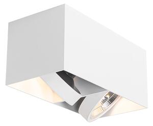 Spotlight de design cu AR111 dreptunghiular 2 lumini - Box
