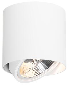 Set de 4 spoturi de design montate la suprafață alb GU10 111mm - Impact