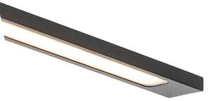 Lampa de perete moderna neagra 62 cm incluzând LED IP44 - Jerre
