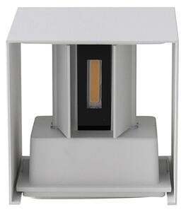 Lampă de perete exterioară albă inclusiv LED 2 lumini IP54 - Edwin