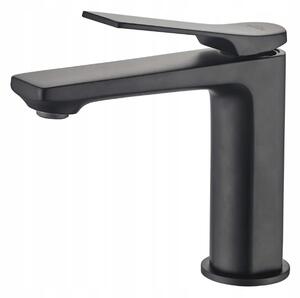 Invena Neri, baterie chiuveta, negru mat, BU-01-004-L