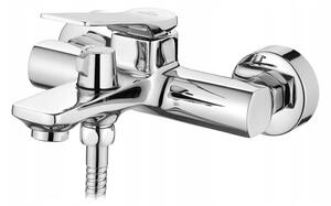 Invena Neri, baterie pentru cada de perete, crom, BW-01-001-L