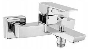 Invena Paros, baterie pentru cada de perete, crom, BW-09-001-A