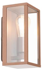 Aplică industrială maro ruginiu 26 cm IP44 - Charlois