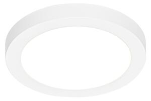 Spot încastrat sau aplicat alb 18 cm incl. LED Dimabil în 3 trepte până la cald cu comutator DIP - Trans