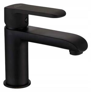 Invena Siros, baterie chiuveta, negru mat, BU-90-004-A