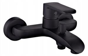 Invena Siros, baterie pentru cada, negru mat, INV-BW-90-004-A